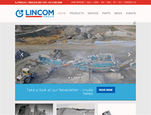 Tablet Screenshot of lincom.co.nz