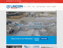 Tablet Screenshot of lincom.com.au